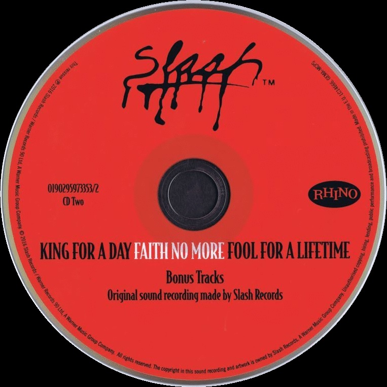King For A Day... Fool For A Lifetime (Deluxe Edition) 2016 EU 2CD 0190295973353 Fold